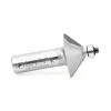 1-1/4" Dia, 1/2" LOC, 2 Flute Carbide-Tipped Edge Profile Chamfer Router Bit