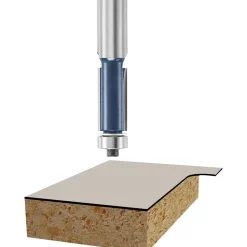 1/2" Dia, 1" LOC, 2 Flute Carbide-Tipped Edge Profile Bevel Trim Router Bit