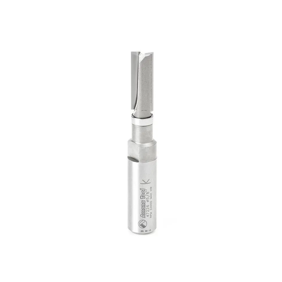 3/8" Dia, 1" LOC, 2 Flute Carbide-Tipped Edge Profile Flush Trim Router Bit