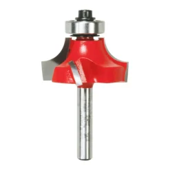 1-1/4" Dia, 5/8" LOC, 2 Flute Carbide-Tipped Edge Profile Round-Over Router Bit