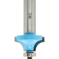 1-1/4" Dia, 3/8" LOC, 2 Flute Carbide-Tipped Edge Profile Round-Over Router Bit