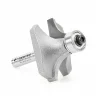 1-1/2" Dia, 3/4" LOC, 2 Flute Carbide-Tipped Edge Profile Round-Over Router Bit