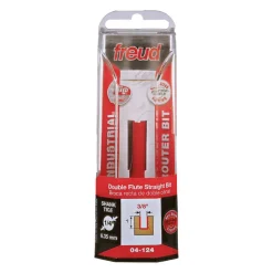 3/8" Dia, 1" LOC, 2 Flute Double Edge Router Bit