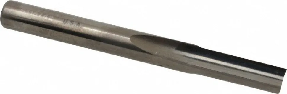 1/4" Dia, 3/4" LOC, 1 Flute Square End Single Edge Router Bit
