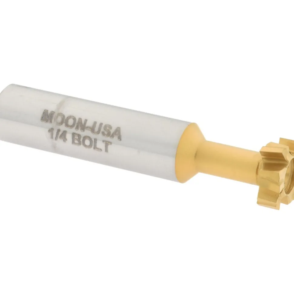 9/16" Dia, 15/64" Wide, Carbide-Tipped T-Slot Cutter