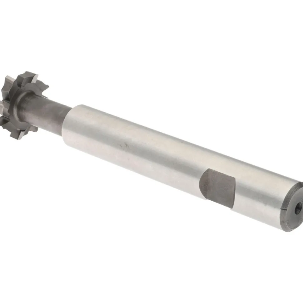 1" Dia, 1/4" Wide, High Speed Steel T-Slot Cutter