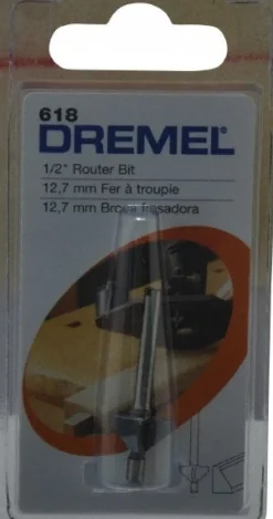 1/2" Dia, High Speed Steel Edge Profile Chamfer Router Bit