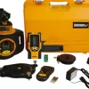 2,000' (Exterior) Measuring Range, 1/16" at 100' Accuracy, Self-Leveling Rotary Laser
