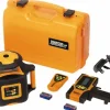 2,000' (Exterior) Measuring Range, 1/16" at 100' Accuracy, Self-Leveling Rotary Laser