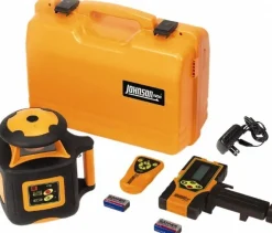 2,000' (Exterior) Measuring Range, 1/16" at 100' Accuracy, Self-Leveling Rotary Laser