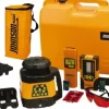1,500' (Exterior) Measuring Range, 1/8" at 100' Accuracy, Self-Leveling Rotary Laser