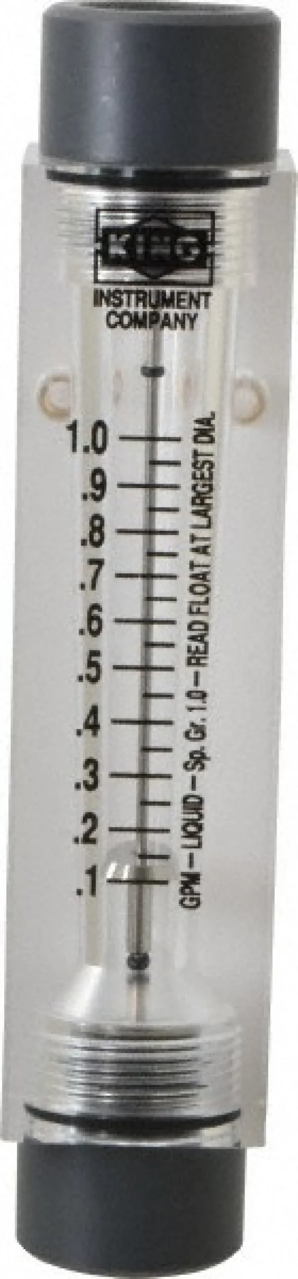 1/2" FNPT Port Block Style, Inline Flowmeter