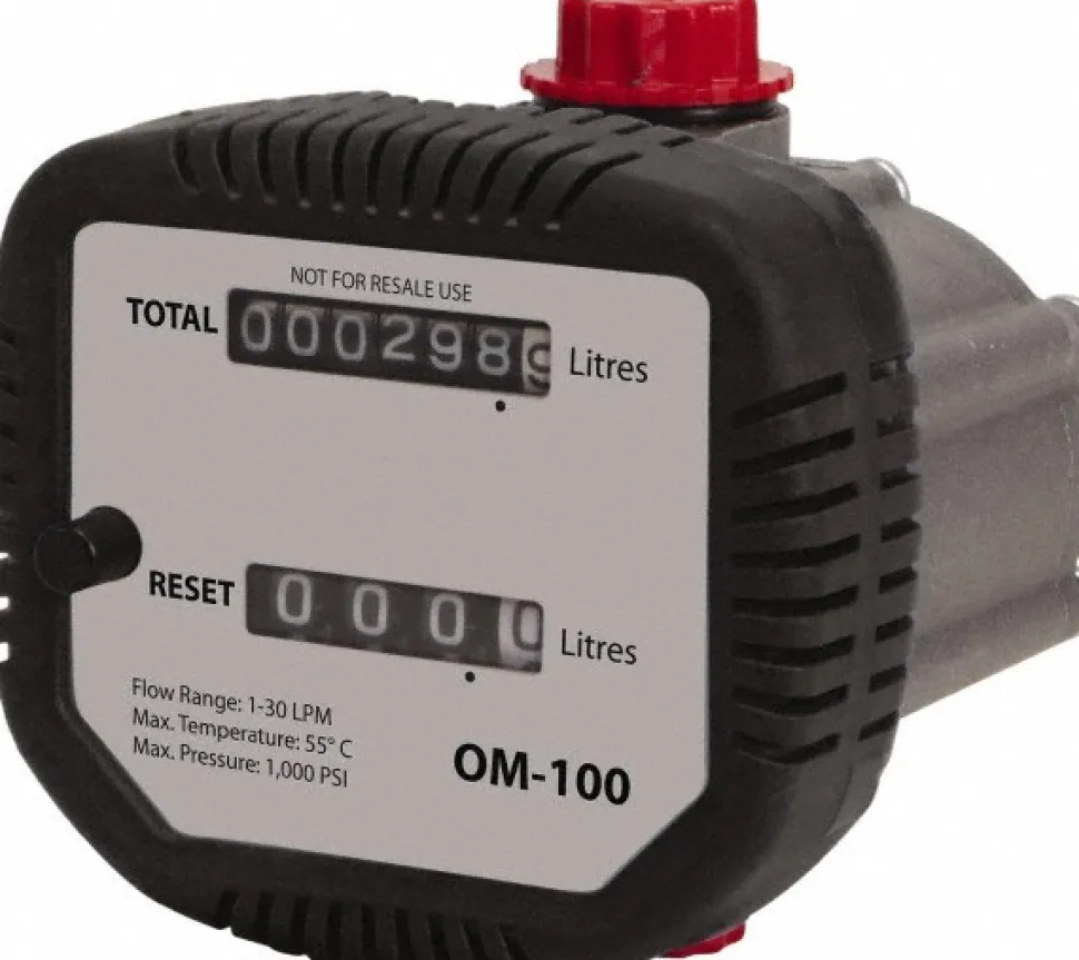 1/2" FNPT Port Oval Gear Flowmeter with Local Display