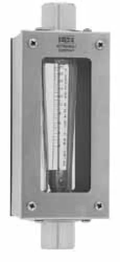 3/4" FNPT Port Polysulfone Tube, Stainless Steel Case & End Flowmeter