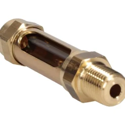 1-3/8 Inch Long Sight, 1/4 Inch Thread Size, Buna-N Seal Straight to Male Thread, Vented Oil-Level Indicators and Gauge