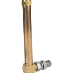 4-1/4 Inch Long Sight, 1/4 Inch Thread Size, Buna-N Seal Union Coupling, Vented Oil-Level Indicators and Gauge