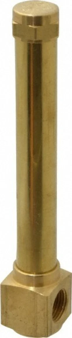 4-1/4 Inch Long Sight, 3/8 Inch Thread Size, Buna-N Seal Elbow to Female Thread, Vented Oil-Level Indicators and Gauge
