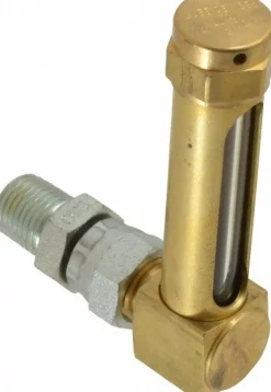 1-7/8 Inch Long Sight, 1/4 Inch Thread Size, Buna-N Seal Union Coupling, Vented Oil-Level Indicators and Gauge