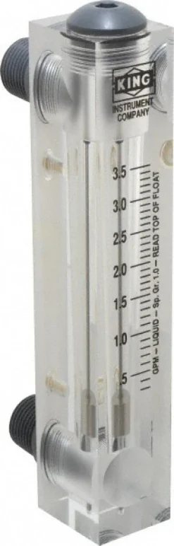 1/2" M Port Block Style Panel Mount Flowmeter