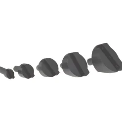 5 Piece, 1/2 & 5/8" Shank Dia, 3/4" to 2-1/2" Max Head Dia, Straight Shank, Fly Cutter Set