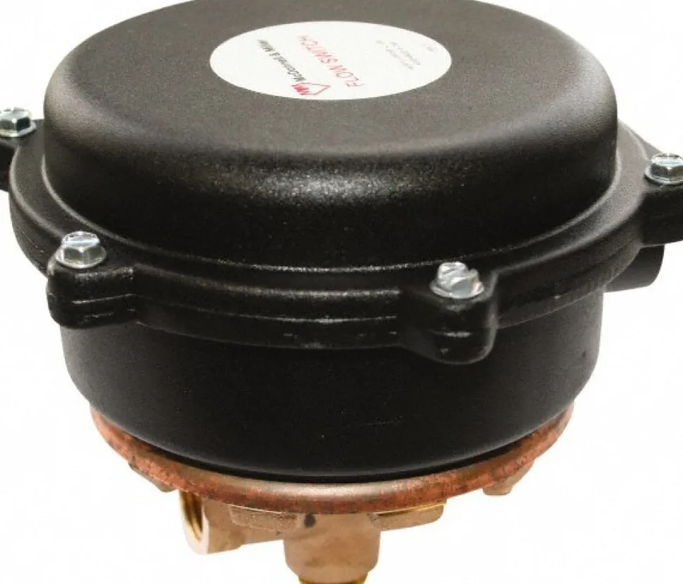 100 psi, Brass Housing, Adjustable Paddle Flow Switch