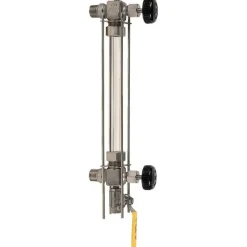 400 psi Working Pressure, 500 Max psi, Stainless Steel Liquid Level Gage Glass
