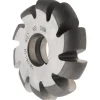 1/2" Radius, 4-1/4" Dia, 12 Teeth, Arbor Connection, High Speed Steel Convex Radius Cutter