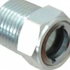 1" Sight Dia, 1/2" Thread, 1-3/32" OAL, Viewport Sight Glass & Flow Sight