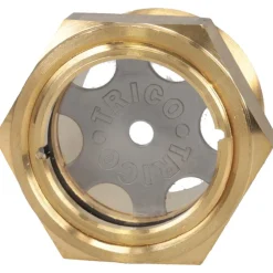 2" Sight Dia, 1-1/4" Thread, 1-5/16" OAL, Viewport Sight Glass & Flow Sight