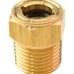 1" Sight Dia, 1/2" Thread, 1-3/32" OAL, Viewport Sight Glass & Flow Sight