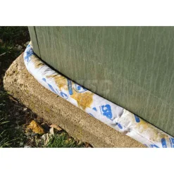 Absorbent Sock: For Universal Use, 3" Dia, 3-1/2' Long, 84 gal, Cellulose, White