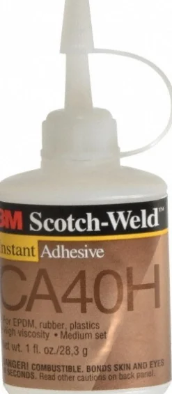 Adhesive Glue: 1 oz Bottle, Clear