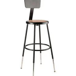 Adjustable Height Stool: Hardboard, 14