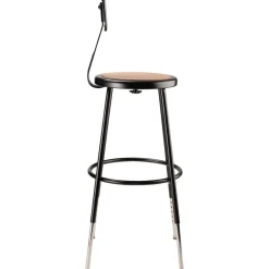 Adjustable Height Stool: Hardboard, 14