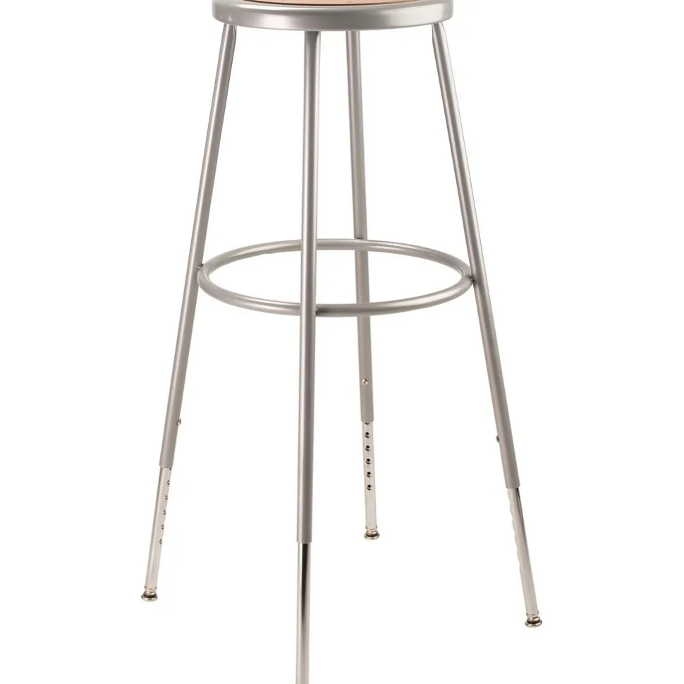 Adjustable Height Stool: Hardboard