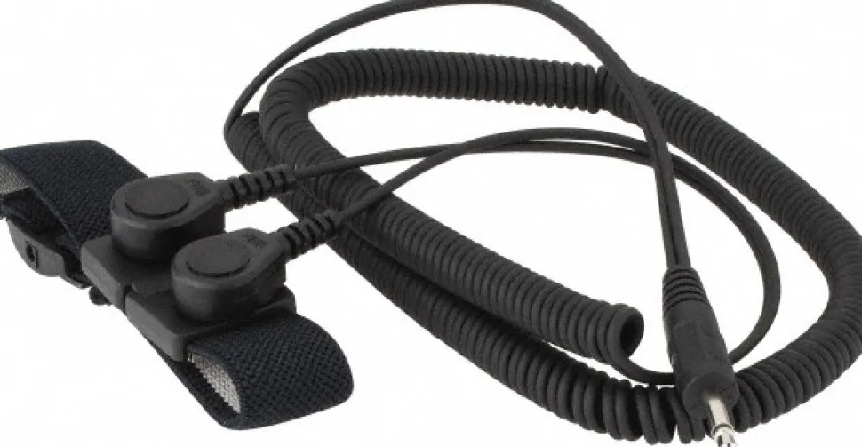 Adjustable Reusable Fabric Grounding Wrist Strap