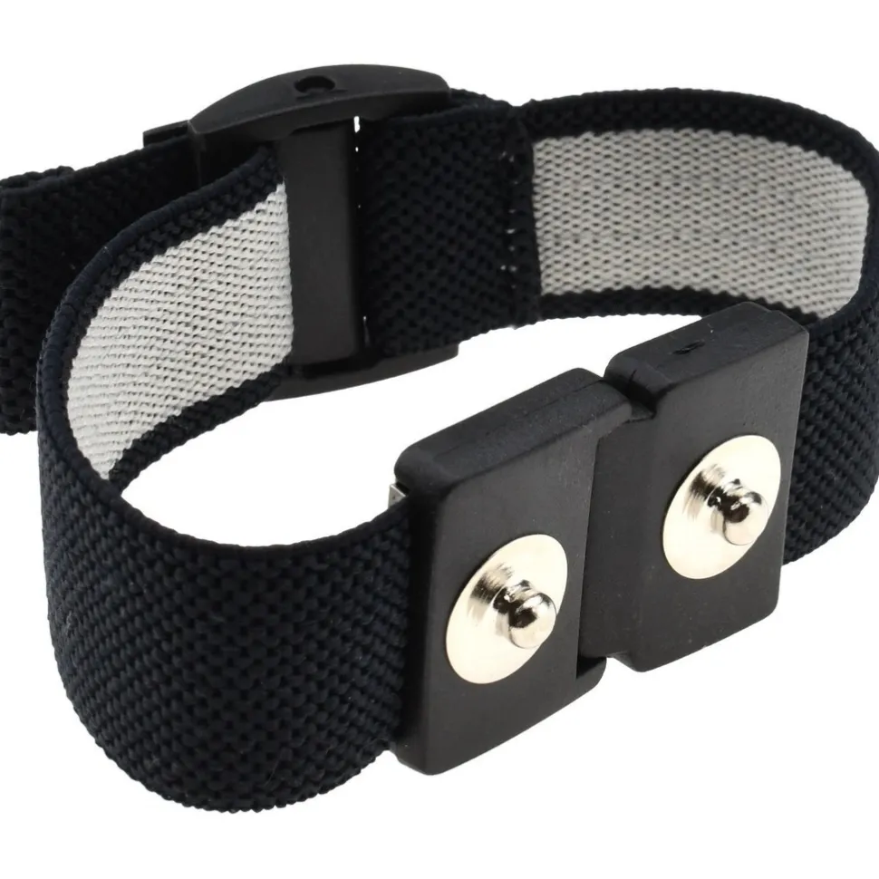 Adjustable Reusable Fabric Grounding Wrist Strap