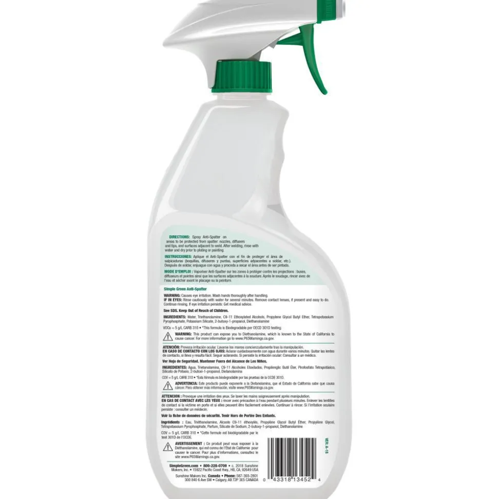 Anti Spatter, 32 oz Spray Bottle