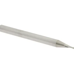 Ball End Mill: 1/32" Dia, 3/32" LOC, 2 Flute, Solid Carbide