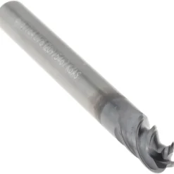 Ball End Mill: 1/8" Dia, 1/4" LOC, 4 Flute, Solid Carbide