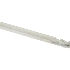 Ball End Mill: 1/8" Dia, 1/4" LOC, 3 Flute, Solid Carbide