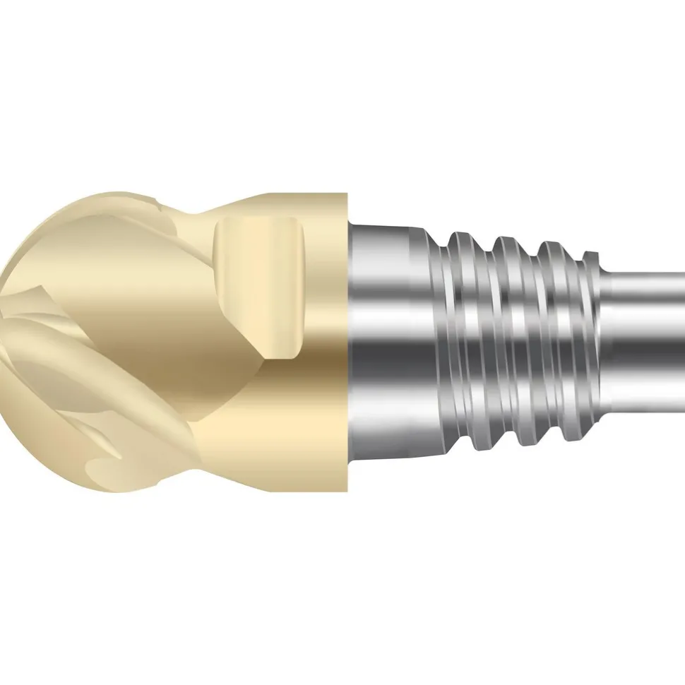 Ball End Mill Heads: Mill Diameter (mm): 12.70; Mill Diameter (Decimal Inch): 0.5000; Length of Cut (mm): 7.00