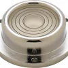 2-1/4" Base Dia x 0.69" Overall Height, 4 Circles, Brass Bull's Eye Circular Level
