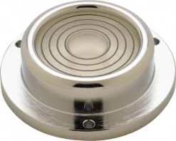 2-1/4" Base Dia x 0.69" Overall Height, 4 Circles, Brass Bull's Eye Circular Level