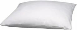 Bed Pillows: Fill Material: Cotton; Cover Material: Cotton; Color: White