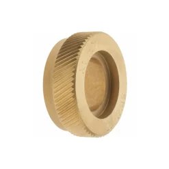 Beveled Face Knurl Wheel: 1" Dia, 90 ° Tooth Angle, 25 TPI, Diagonal, High Speed Steel
