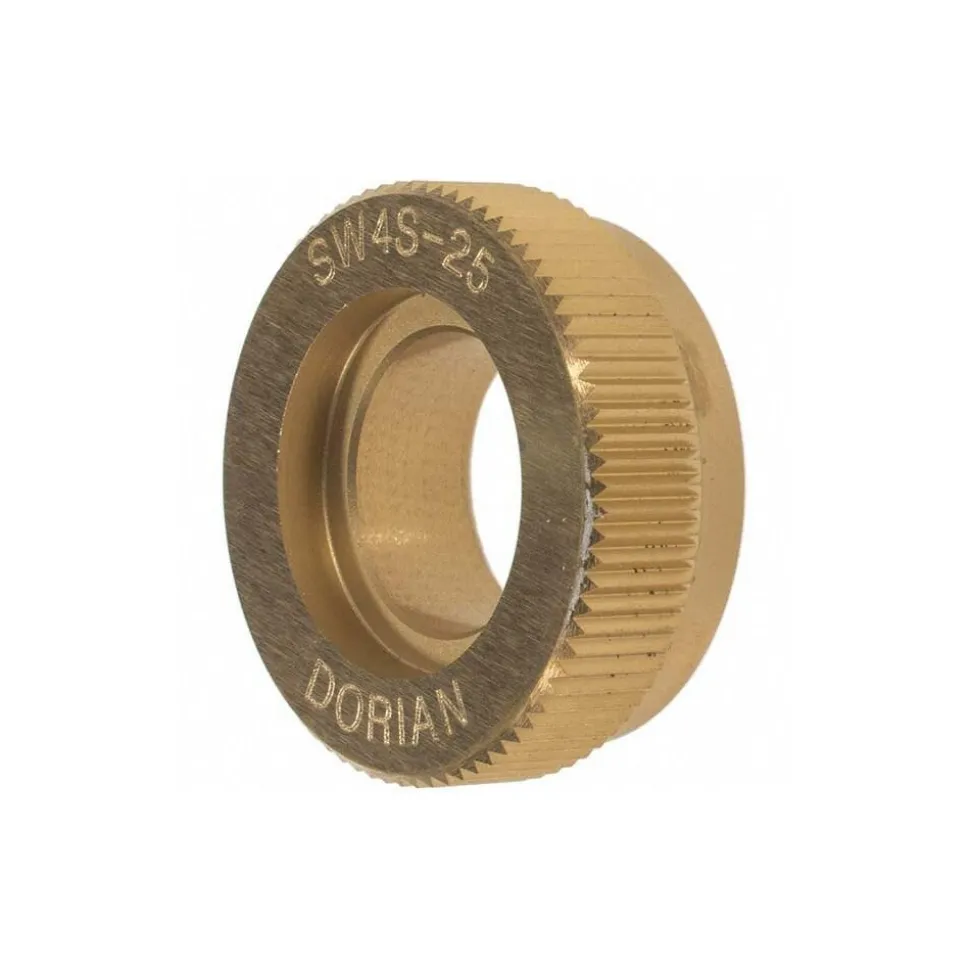 Beveled Face Knurl Wheel: 1" Dia, 90 ° Tooth Angle, 25 TPI, Straight, High Speed Steel
