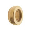 Beveled Face Knurl Wheel: 1" Dia, 90 ° Tooth Angle, 25 TPI, Diagonal, High Speed Steel