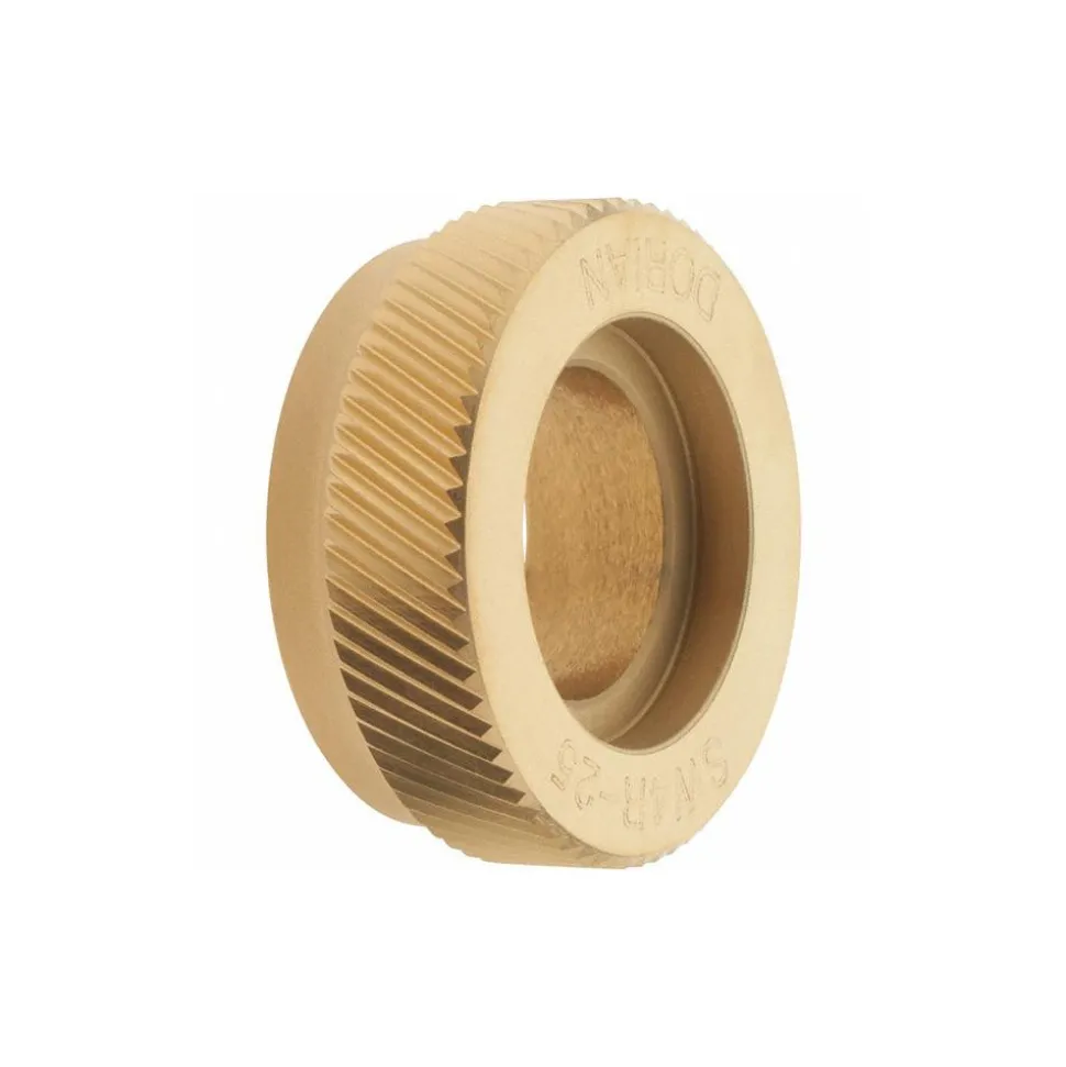 Beveled Face Knurl Wheel: 1" Dia, 90 ° Tooth Angle, 25 TPI, Diagonal, High Speed Steel