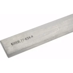 Beveled Straight Edge: 48" Long, 2-13/32" Wide, 3/8" Thick